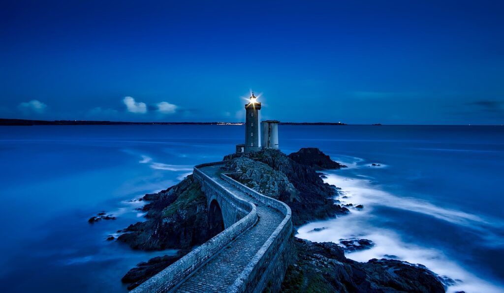 plouzane lighthouse france landmark 1758197